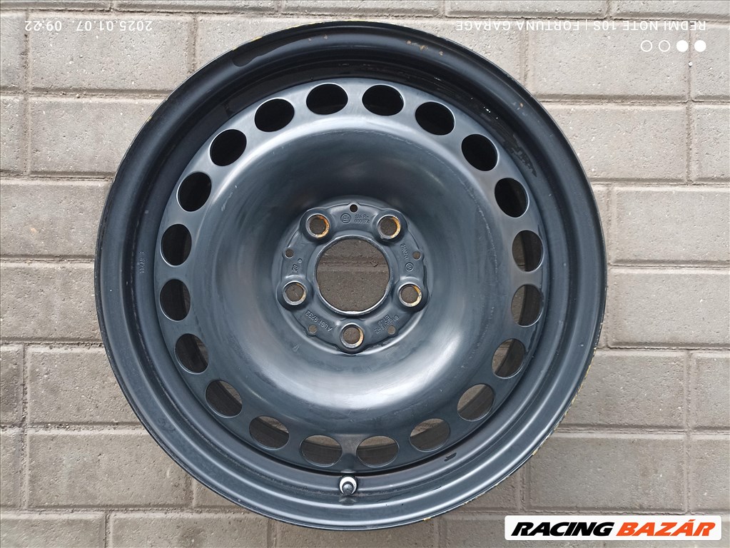 5x112 16" Mercedes újszerű lemezfelni garnitúra +TPMS (R551) 5. kép