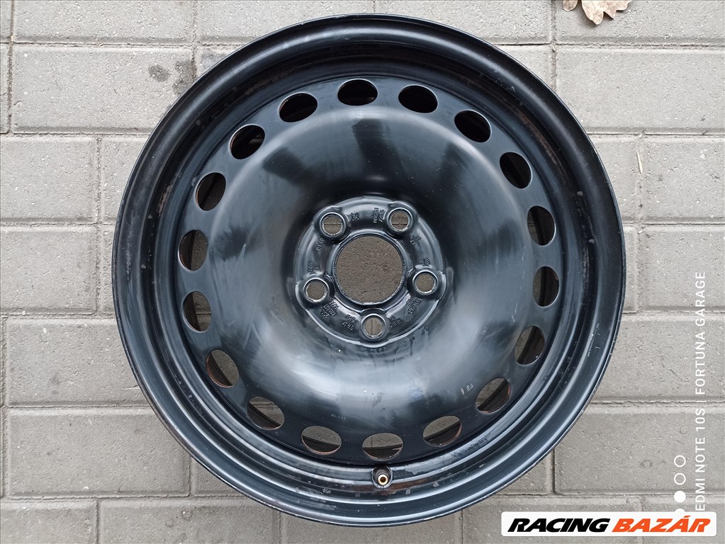 5x100 15" VW használt lemezfelni garnitúra (R554) 3. kép