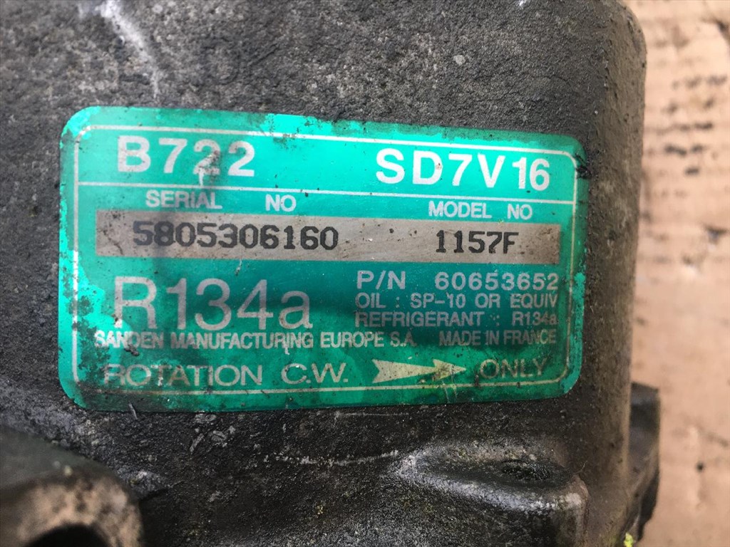 Klímakompresszor 1.6-2.0 benzin LANCIA DELTA II 01410 2. kép