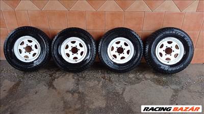 MITSUBISHI PAJERO 15" LEMEZFELNI 6X139,7 NÈGYÈVSZAKOS 235/75R15 GUMIVAL OLCSÒN!!!