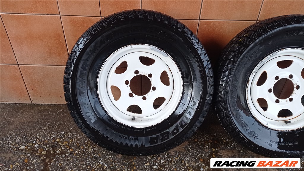 MITSUBISHI PAJERO 15" LEMEZFELNI 6X139,7 NÈGYÈVSZAKOS 235/75R15 GUMIVAL OLCSÒN!!! 4. kép