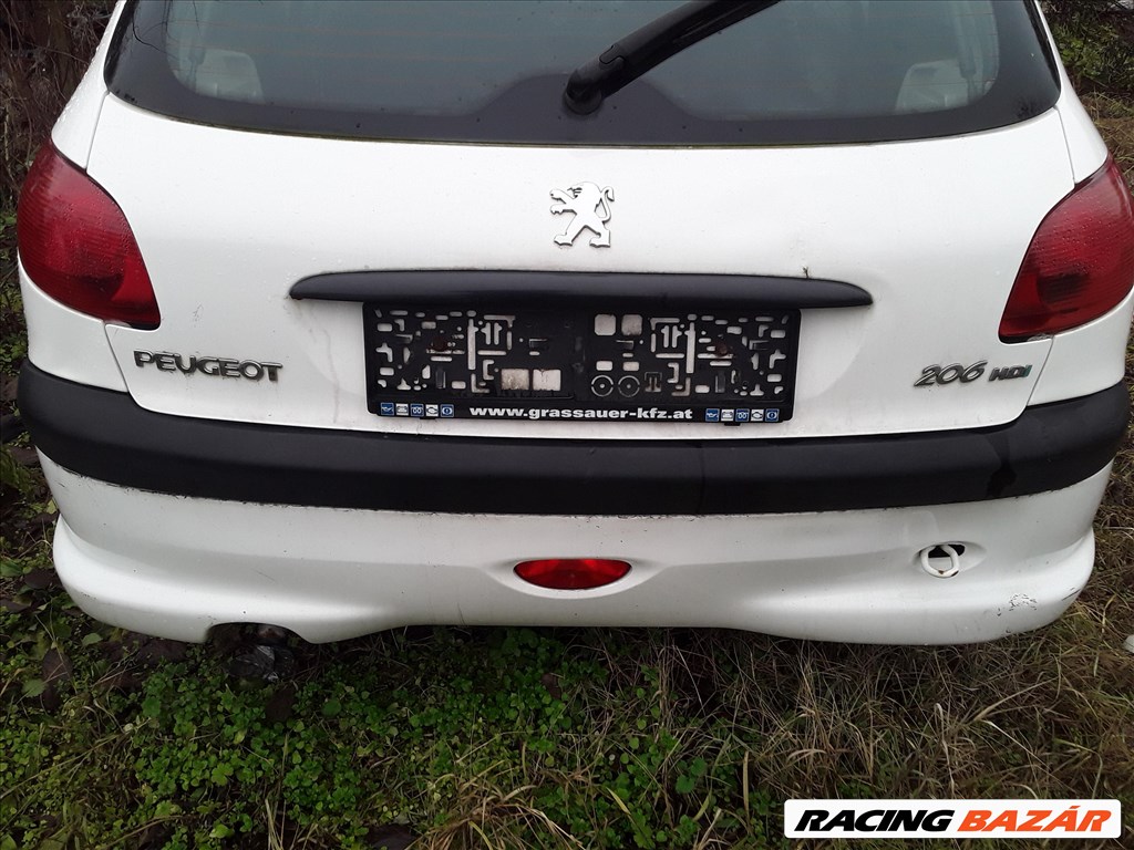Peugeot 206 Csomagtérajtó Hátsó Lökhárító 1. kép