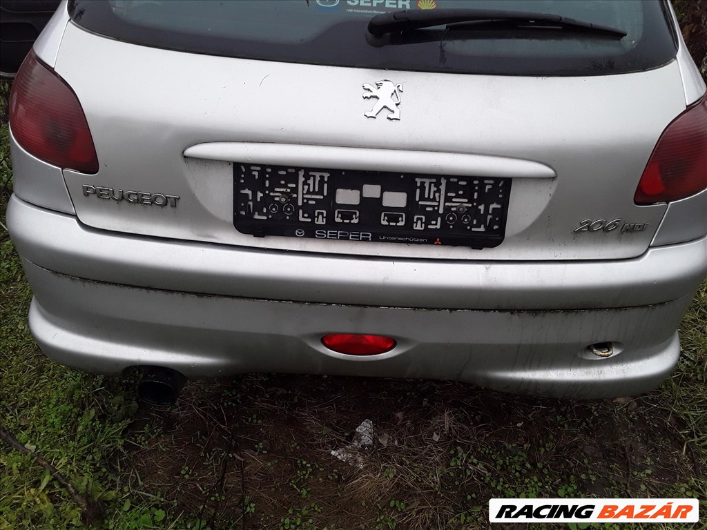 Peugeot 206 Csomagtérajtó Hátsó Lökhárító 2. kép
