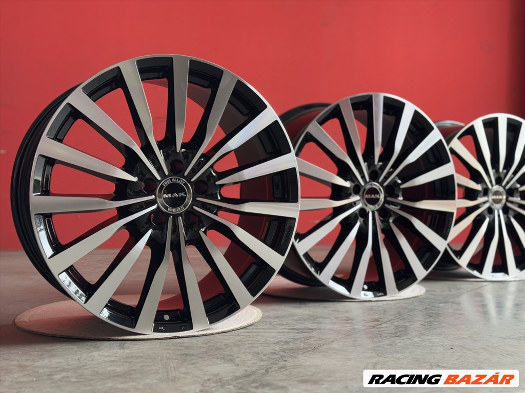 R19 5x130 (84,1) MAK KRONE BLACK MIRROR 8.5J ET52  új alufelnik felnik 4. kép