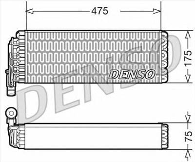 DENSO DEV12003 - klíma párologtató IVECO