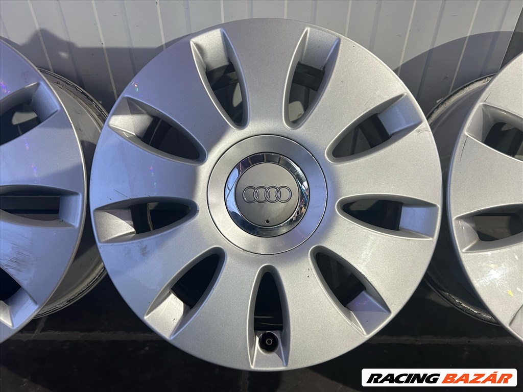  Audi 5x112 lyukosztású 6,5J 16" gyári alufelni garnitúra 1. kép