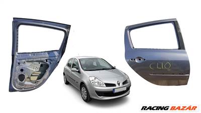 Renault Clio III jobb hátsó ajtó üresen 363467c