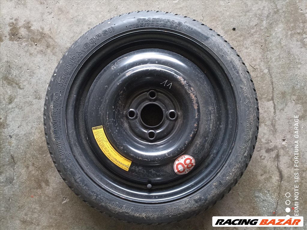 4x100 15" Honda használt mankókerék (11) 1. kép