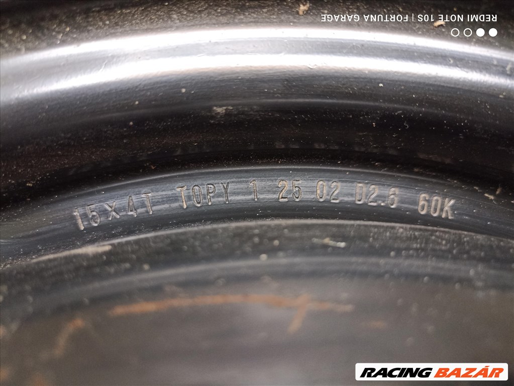 4x100 15" Honda használt mankókerék (11) 2. kép