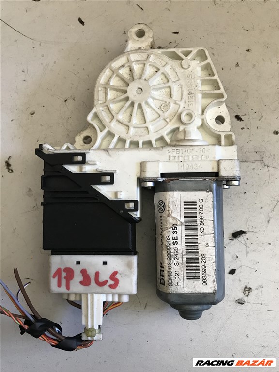 Seat León II 1P _ bal hátsó ablakemelő motor 1k0959703g 1. kép