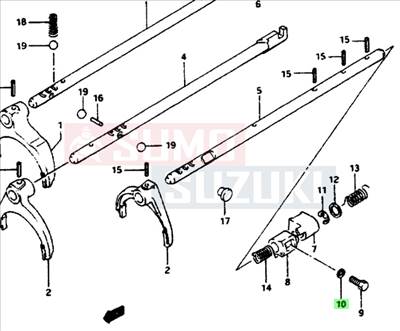 Suzuki Samurai SJ413 alátét fokozat váltónál 09162-08008