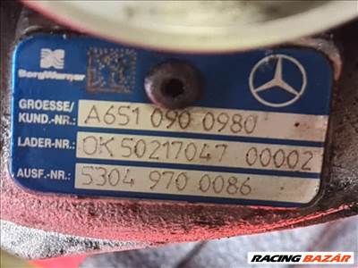 Mercedes Sprinter W906 651 motorhoz turbo