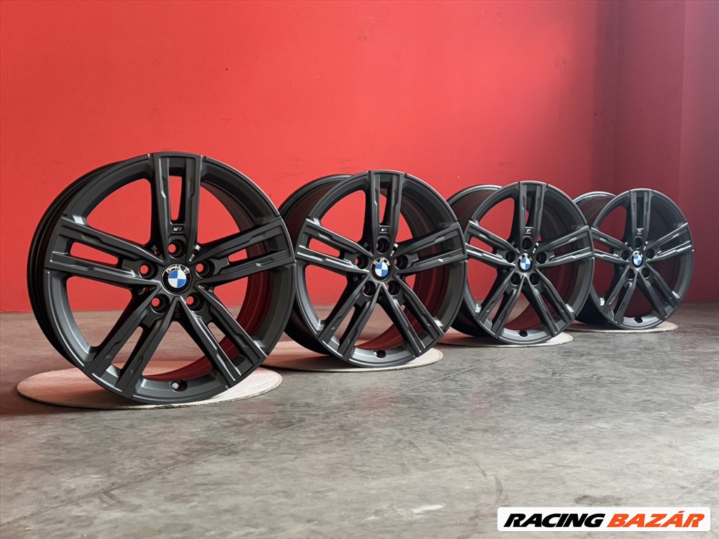 R17 5x112 Original BMW Styling M550 550M 1er F40 2er F44 7.5J ET54 OE 8053523  3. kép