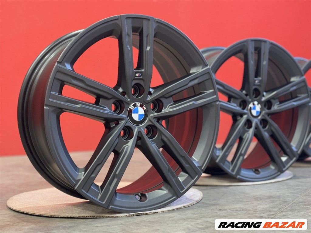 R17 5x112 Original BMW Styling M550 550M 1er F40 2er F44 7.5J ET54 OE 8053523  4. kép
