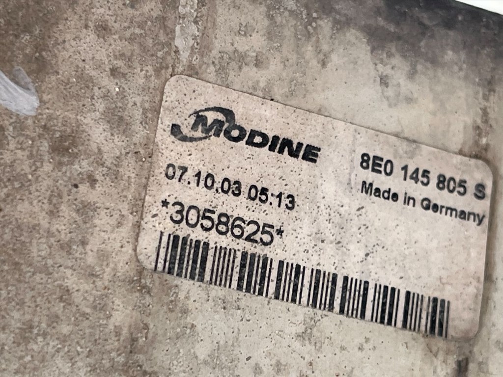 AUDI A4 Avant II (8E5/ B6) 1.9 TDI Intercooler #24868# 8E0145805S 9. kép