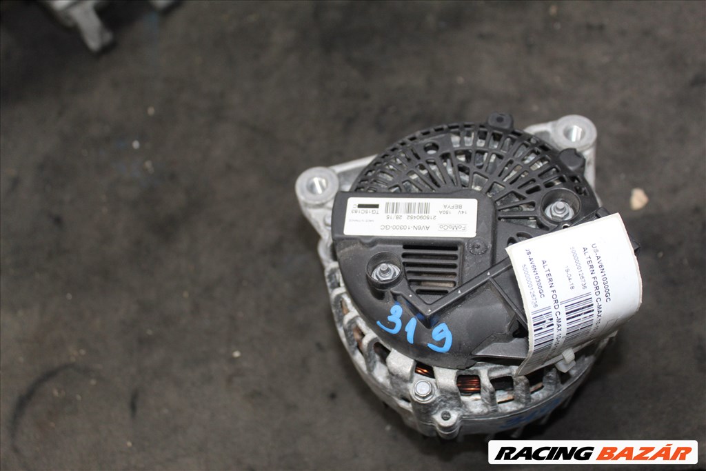Ford c-max  1.6TDCI  '10-15 generátor  AV6N-10300-GC (319) 2. kép