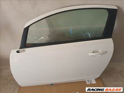 Opel Corsa E Bal első Ajtó Z40r fehér 3 Ajtós