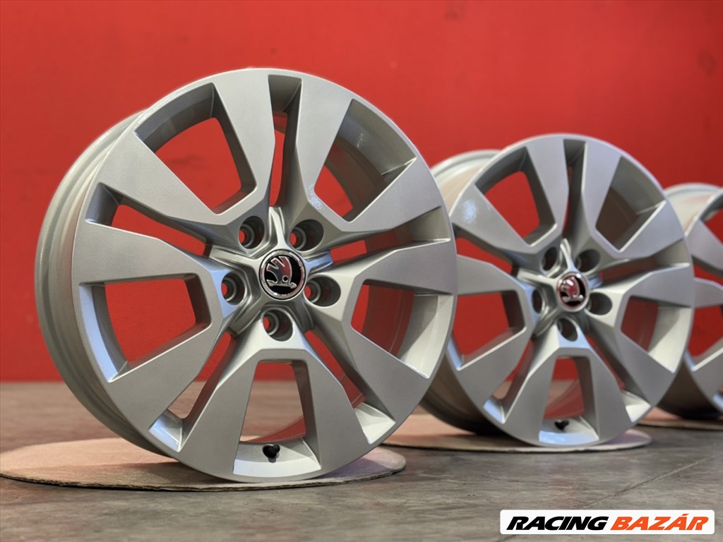 R17 5x112 Original Skoda Yeti 7J ET45 OE 5L0601025L gyári alufelnik felnik 17"  2. kép