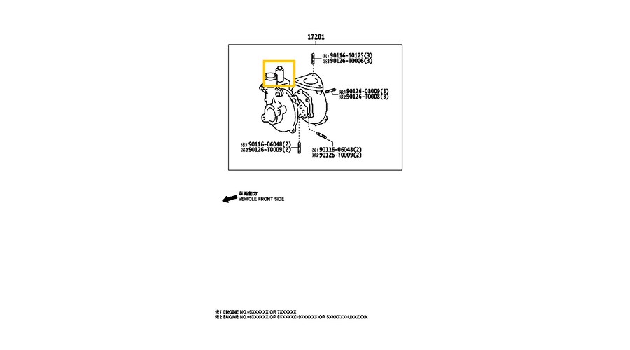 17201-30110 Toyota Hilux Elektromos Turbónyomás Szabályzó 2004-2017 6. kép