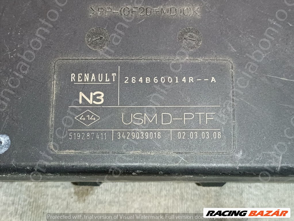 Renault Laguna III USM D-PTF N3 284B60014R 519287411 3. kép