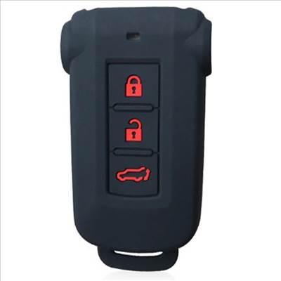 Mitsubishi kulcs szilikon tok 3 gombos - Kék