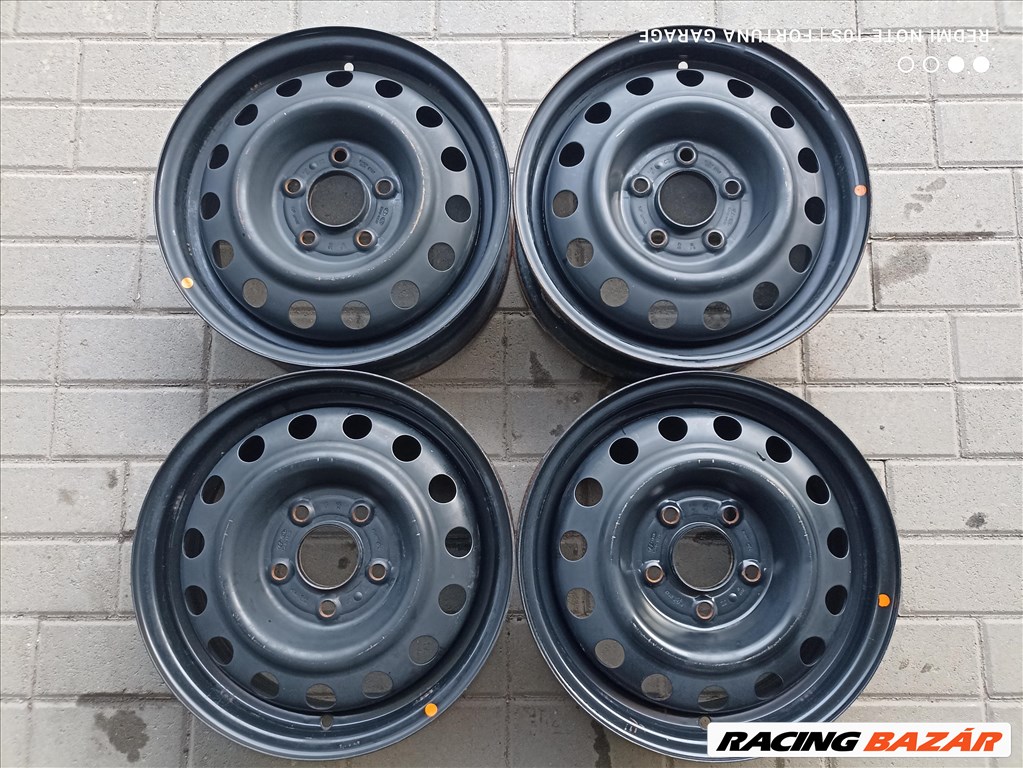 5x114,3 15" KIA / Hyundai használt lemezfelni garnitúra (R604) 1. kép