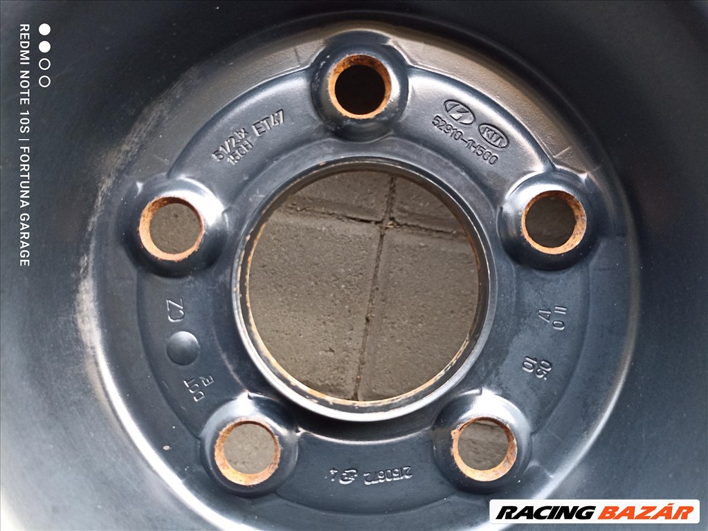5x114,3 15" KIA / Hyundai használt lemezfelni garnitúra (R604) 7. kép