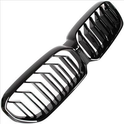 BMW 5 G30/G31 LCI Hűtőrács (Fekete fényes, Double Bar) 2020-