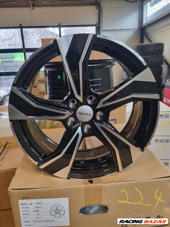  5x108 lyukosztású 7,5JJ 18" új alufelni 2. kép