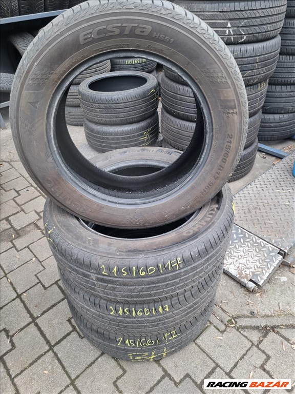  215/6017" újszerű Kumho ECSTA HS51 nyári gumi 4db  2. kép