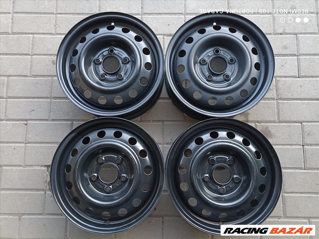 5x114,3 15" Renault használt lemezfelni garnitúra (R601) 1. kép