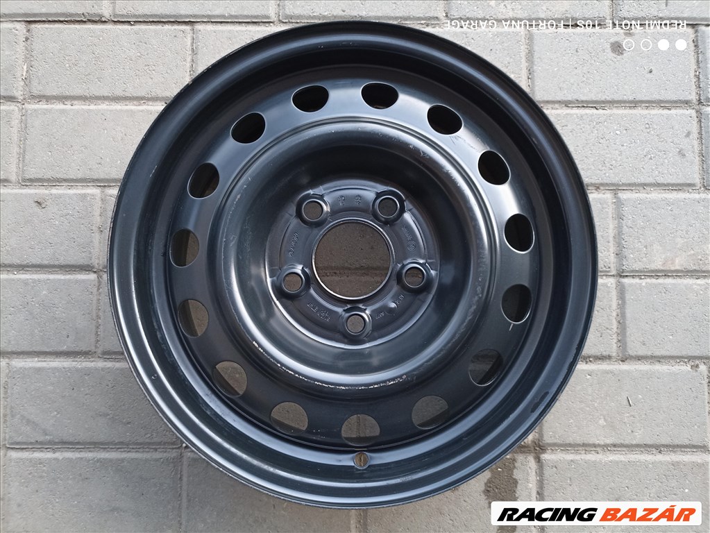 5x114,3 15" Renault használt lemezfelni garnitúra (R601) 6. kép