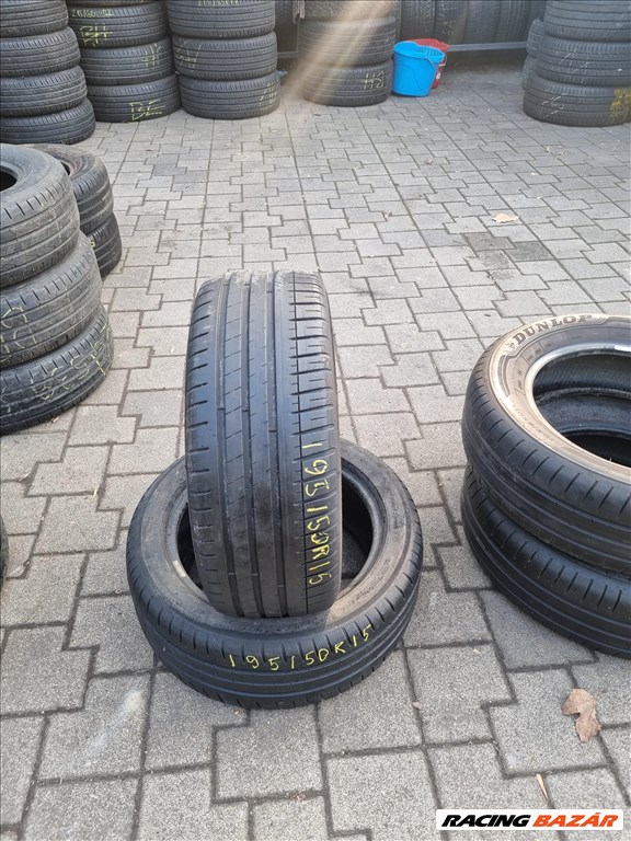 195/5015" újszerű Michelin Pilot Sport 3 nyári gumi 2db 3. kép
