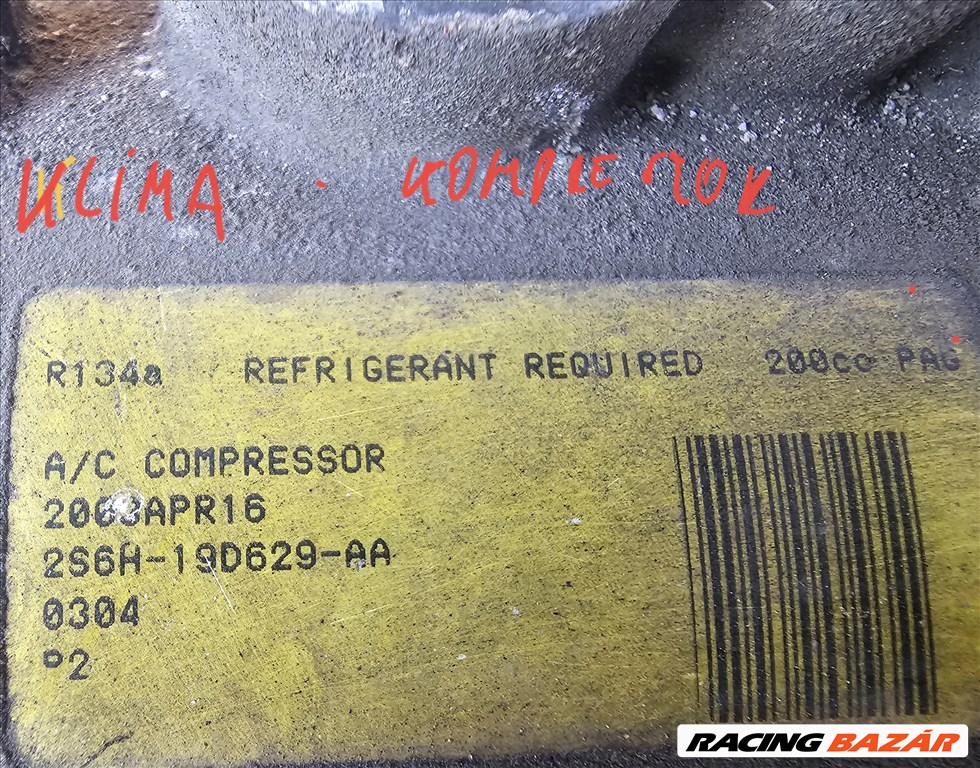 Ford Fiesta Mk5 Klima kompresszor Klimakompreszor  2. kép