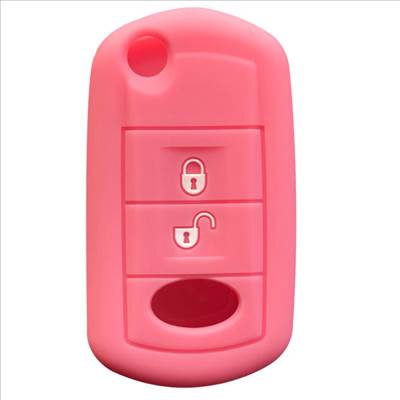 Land Rover kulcs szilikon tok 2 gombos - Kék