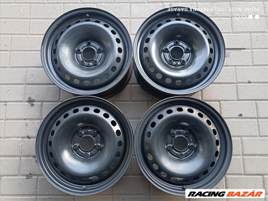 5x110 16" Opel használt lemezfelni garnitúra (R595) 1. kép