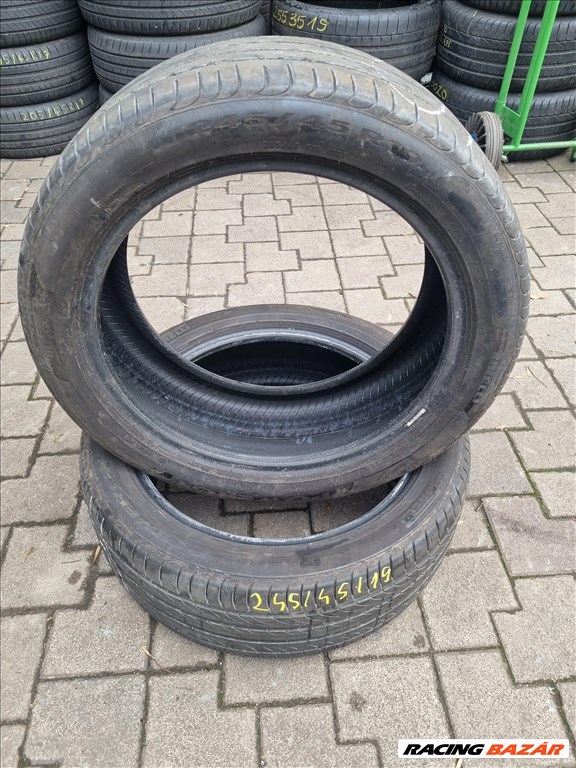  245/4519" újszerű Pirelli Powergy nyári gumi 2db  2. kép