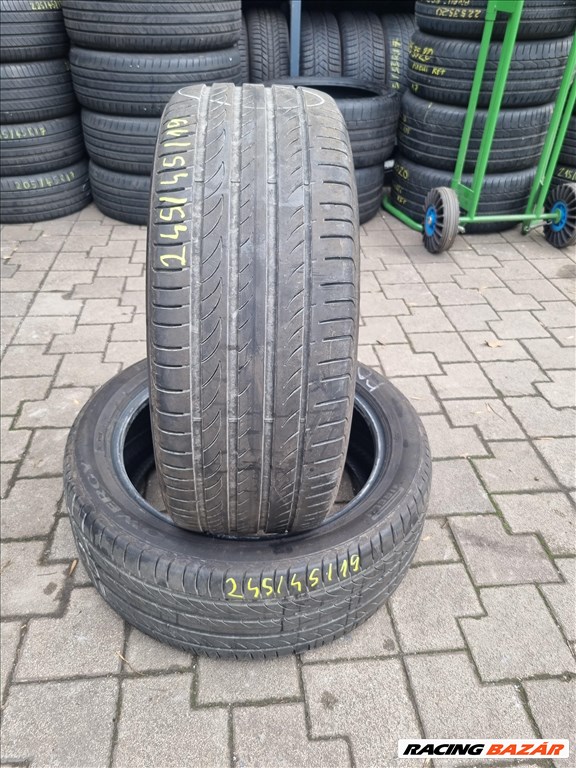 245/4519" újszerű Pirelli Powergy nyári gumi 2db  3. kép