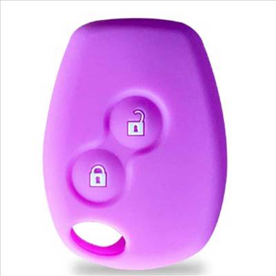 Nissan kulcs szilikon tok 2 gombos - Lila