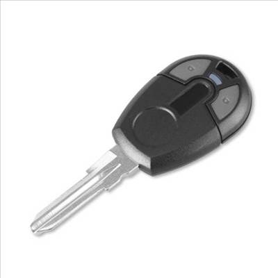 Fiat kulcs 2 gombos kulcs, kulcsház
