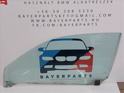 BMW E46 coupe bal első ajtó oldalüveg oldal üveg