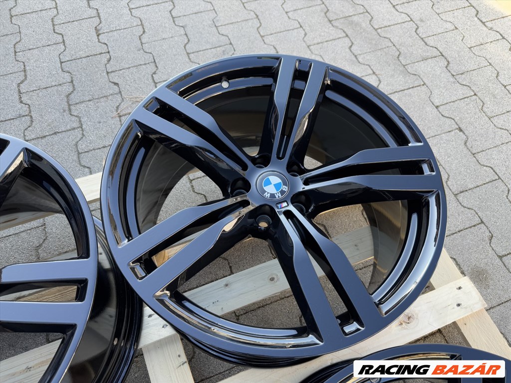 R20 5x112 Original Bmw Style 648M  Black  8.5J ET25 - 10J ET41 G11 G12 G32 2. kép