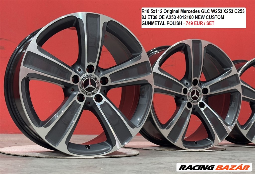 R18 5x112 Original Mercedes GLC W253 X253 C253  8J ET38 8x18 18" 18col  1. kép