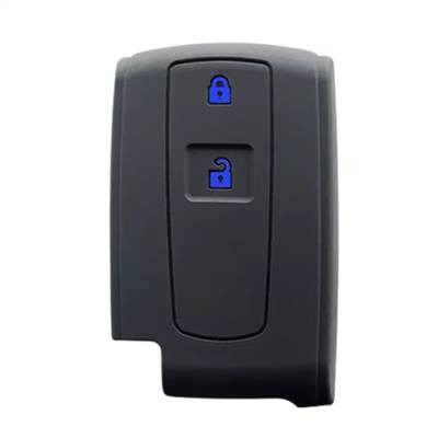 Toyota kulcs szilikon tok 2 gombos - Fekete-Piros