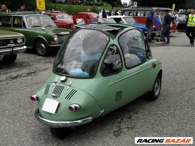 HEINKEL TROJAN 604-ES,1963-AS RITKA OLDTIMER JÁRMŰRE MOTORHÁZTETŐ ELADÓ