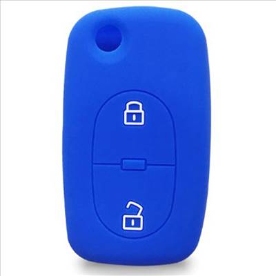 Audi kulcs szilikon tok 2 gombos - Zöld