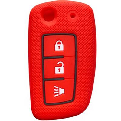 Nissan kulcs szilikon tok 3 gombos - Fekete