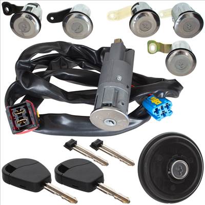Peugeot Partner Gyújtáskapcsoló és zár szett tanksapkával 2000-2003