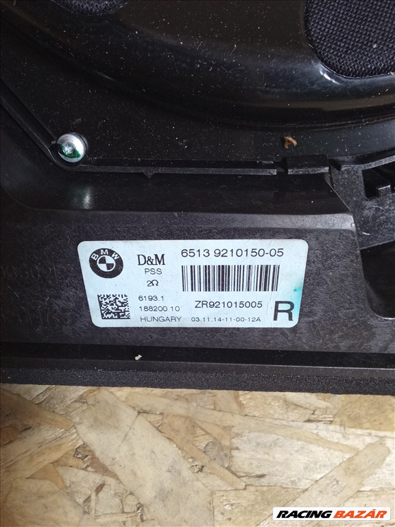 BMW 3-as sorozat F3X F30 hangszóró mély jobb 9210150 2. kép