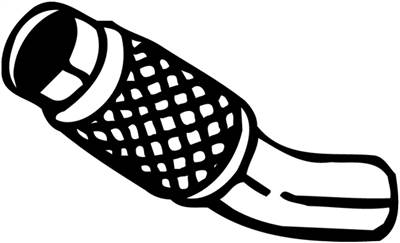 BOSAL 700-209 - Rugalmas cső, kipufogó rendszer BMW